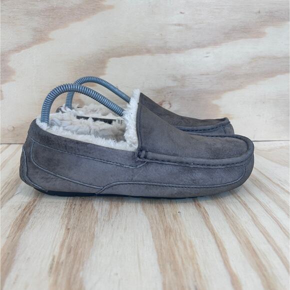 UGG Australia - Thurston Ascot - Moccasin Slipper - Gray - Men\'s - 7 - S/N 5775 main image 9
